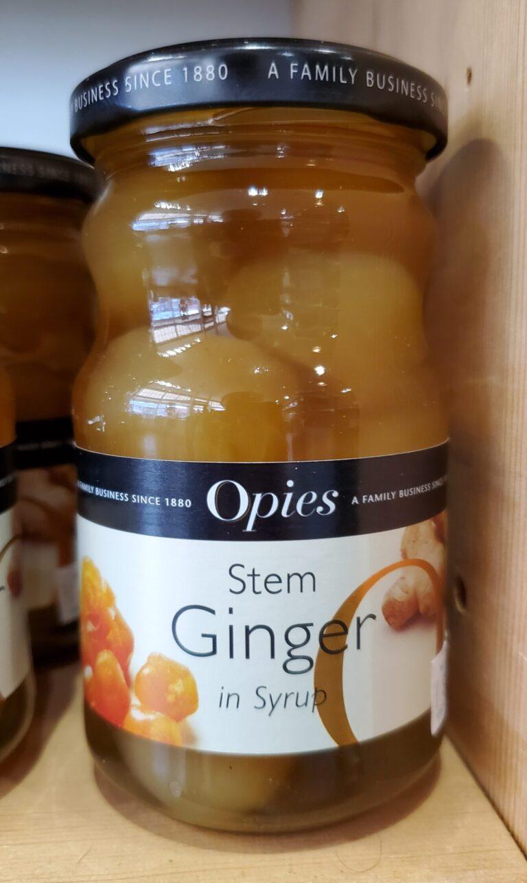 Stem Ginger In Syrup Opies Mcleans Specialty Foods